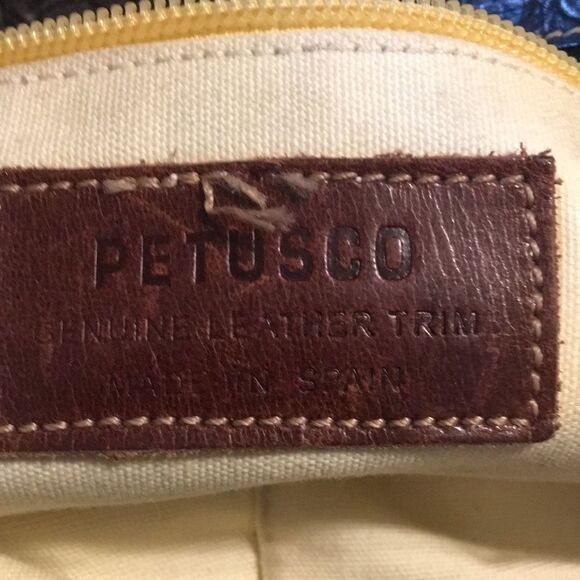 Petusco Handbag with Genuine Leather Trim - Picture 6 of 12